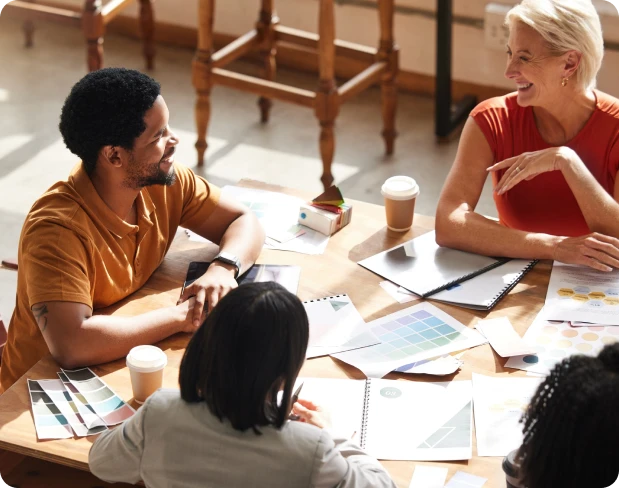 Team working together